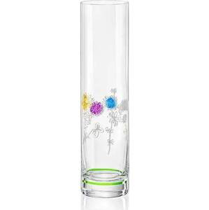 Crystalex skleněná váza Louka Mix 24 cm