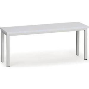 Šatní lavice, sedák - lamino, délka 1000 mm, šedá
