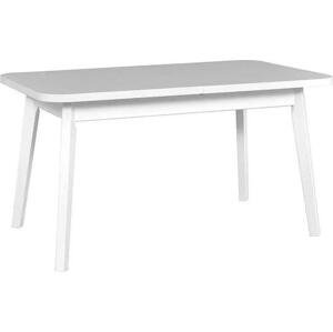 Rozkládací stůl Harry 80 x 140/180 VI, Barva dřeva: bílá-L, Barvy nožiček: Bíla