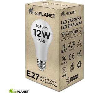 BERGE LED žárovka - ecoPLANET - E27 - 12W - 1050Lm - neutrální bílá