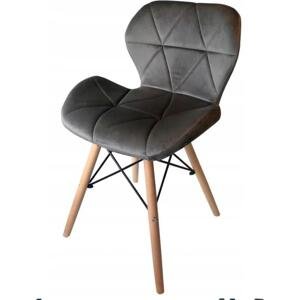 Jídelní židle SKY tmavě šedá - skandinávský styl