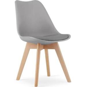 Jídelní židle SCANDI světle šedá - skandinávský styl