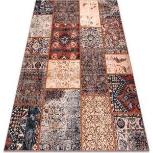 koberec ANTIKA ancient rust, moderní patchwork, řecký omyvatelný te velikost 160x220 cm | krásné koberce cz