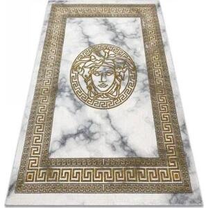koberec EMERALD výhradní 1011 glamour, medúza řecký rám krém / zlato velikost 160x220 cm | krásné koberce cz