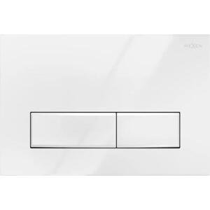 Mexen Fenix 09 splachovací tlačítko, Lesklá bílá - 600900
