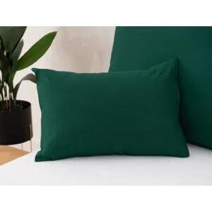 MKLuzkoviny,cz Povlak na polštář 40 × 60 cm – Jasmine tmavě zelená