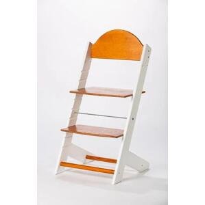 Lucas Wood Style rostoucí židle MIXLE - bílá/mahagon rostoucí židle MIXLE: bez motivu