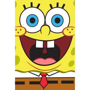 Vesna | Dětská osuška Sponge Bob Face 70x140 cm