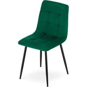 Bestent Jídelní židle sametová Smaragd Luxury