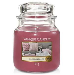 Yankee Candle vonná svíčka Classic ve skle střední Home Sweet Home 411 g