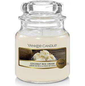 Yankee Candle vonná svíčka Classic ve skle malá Coconut Rice Cream