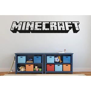 Lepy.cz Samolepka na zeď Minecraft Velikost (šířka x výška): 60x10cm, Barevná varianta: Bílá