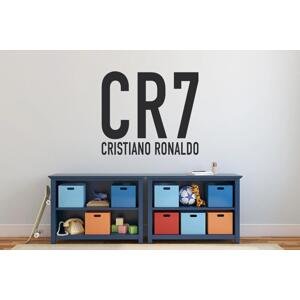 Lepy.cz Samolepka na zeď Ronaldo - CR7 Velikost (šířka x výška): 90x77cm, Barevná varianta: Tyrkysová modrá