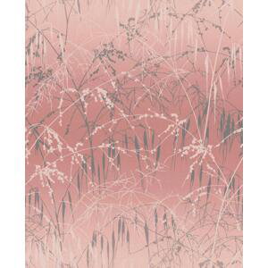 Růžová vliesová tapeta na zeď, luční trávy, 120370, Wiltshire Meadow, Clarissa Hulse