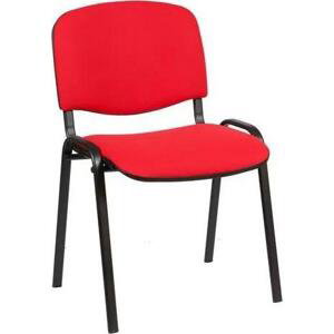 Konferenční židle Manutan ISO Black, červená