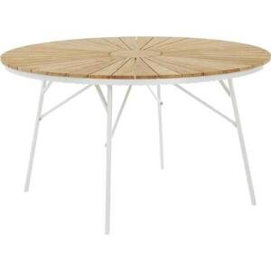 Kulatý zahradní stůl z teakového dřeva Hard & Ellen, různé velikosti