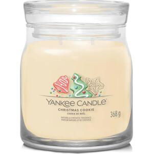 Yankee Candle vonná svíčka Signature ve skle střední Christmas Cookie 368g