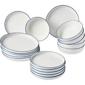 Sada porcelánového nádobí Facile, pro 6 osob (18 dílů)