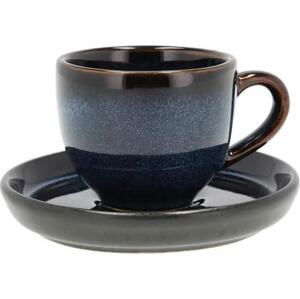 Bitz Espresso hrnek s podšálkem 7 cl Dark Blue/Black