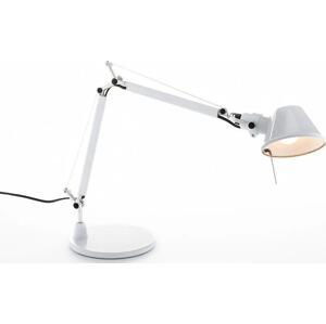 Artemide 0011820A Tolomeo Micro tavolo, bílá stolní lampa, 1x46W E14, 45+37cm