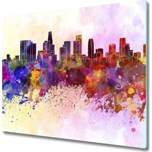 Skleněná krájecí deska Los Angeles barvy 60x52 cm