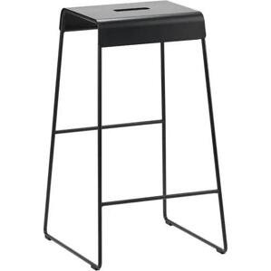 Zone Denmark Kovovová barová židle A-Stool Black 65 cm (nosnost 110 kg)