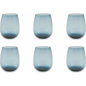 VILLA D’ESTE HOME TIVOLI Set sklenic na vodu HappyHour 6 kusů, modrá, 428 ml