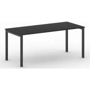 Stůl Square s černou podnoží 1800 x 800 x 750 mm, grafit