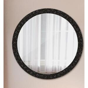 Kulaté dekorativní zrcadlo na zeď Chaotické tečky fi 100 cm