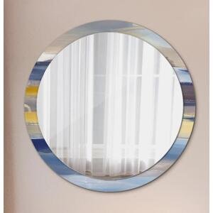 Kulaté dekorativní zrcadlo Abstraktní obrázek fi 100 cm