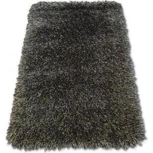 Kusový koberec LOVE SHAGGY model 93600 černý, hnědý velikost 160x230 cm | krásné koberce cz