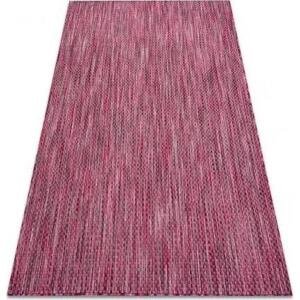 Moderní FISY koberec SISAL 20774 Čtverce, melanž růžový velikost 180x270 cm | krásné koberce cz