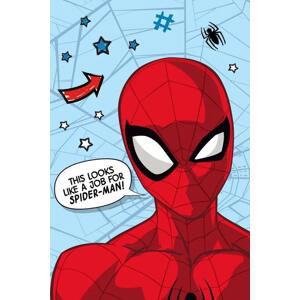 Vesna | Dětská deka mikroplyš Spiderman 100x150 cm