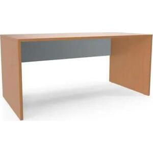 Kancelářský stůl Viva, 160 x 80 x 75 cm, rovné provedení, buk/šedý