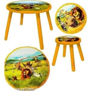 Woody dětský stůl s židlí Madagaskar