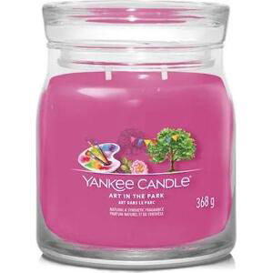 Yankee Candle vonná svíčka Signature ve skle střední Art in the park 368g