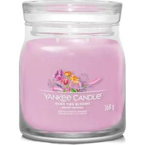 Yankee Candle vonná svíčka Signature ve skle střední Hand Tied Blooms 368g