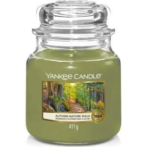 Yankee Candle vonná svíčka Classic ve skle střední Autumn Nature Walk 368g