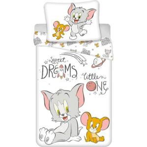 JERRY FABRICS Povlečení do postýlky Tom a Jerry Bavlna, 100/135, 40/60 cm