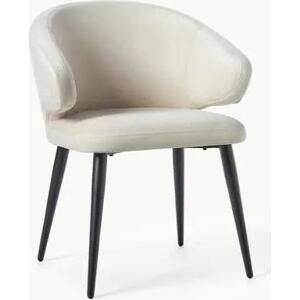 Sametová židle's područkami v moderním designu Celia