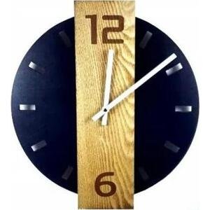Azar Designové nástěnné hodiny bambus 40 cm