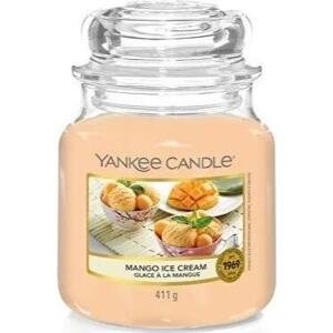 Yankee Candle vonná svíčka Classic ve skle střední Mango Ice Cream 411 g