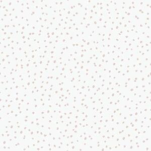 Vliesová dětská bílá tapeta s růžovými flíčky - L99303, My Kingdom, Ugépa