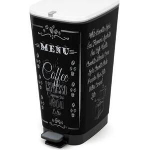 Kis Koš na odpad Chic Bin L - Coffee Menu, 60L