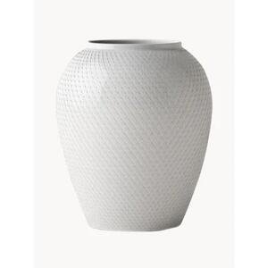 Ručně vyrobená porcelánová váza Rhombe, V 17 cm