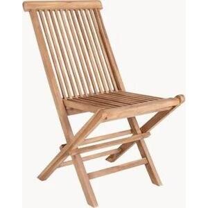 Skládací zahradní židle z teakového dřeva Toledo, 2 ks