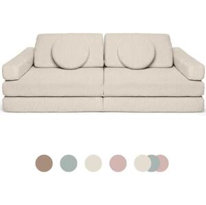 SHAPPY PLAY SOFA PURE CORDUROY Corduroy / Lollipop Barva: Vanilla