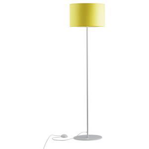 Light for home - Stojací lampa se žlutým stínítkem 10230 "London", 1x60W, E27, Bílá