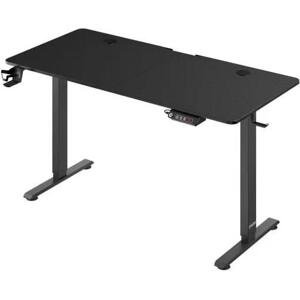Deuba Výškově nastavitelný kancelářský stůl černý - 140x60x118 cm