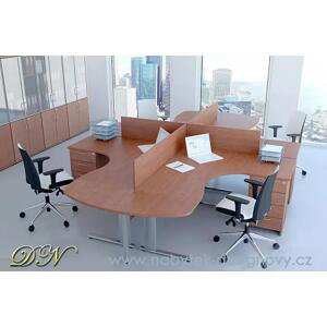 Sestava kancelářského nábytku Komfort 3 calvados R111003 03
